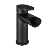 Aquarius Bathrooms Mono Basin Tap Black Aquarius Horseshoe Waterfall Mono Basin Mixer Tap with Waste