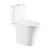 Aquarius Bathrooms Close Coupled Toilet Aquarius K-Series Rimless Comfort Height Close Coupled Toilet with Soft Close Seat