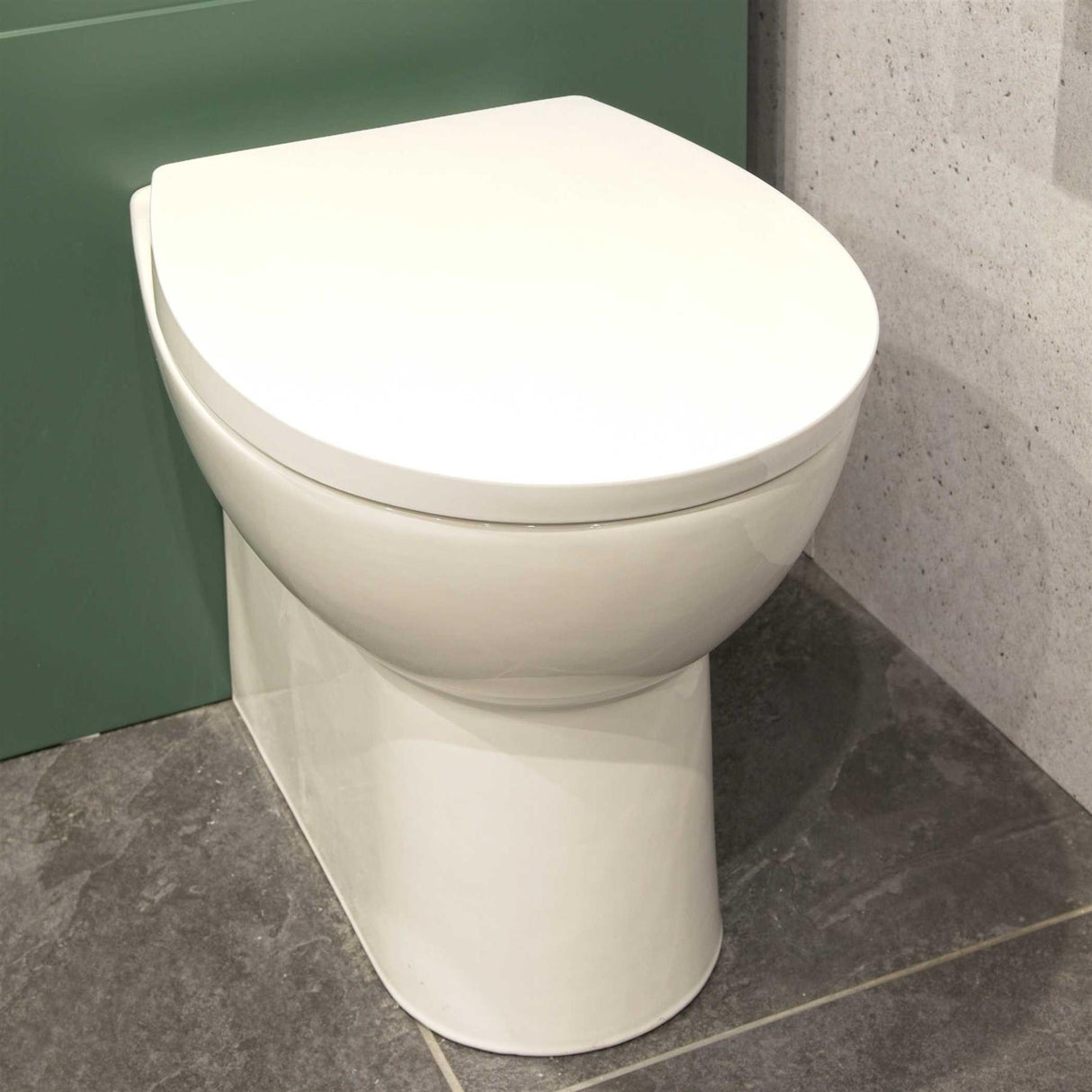 Aquarius QualEco Back To Wall Rimless Toilet with Soft Close Seat