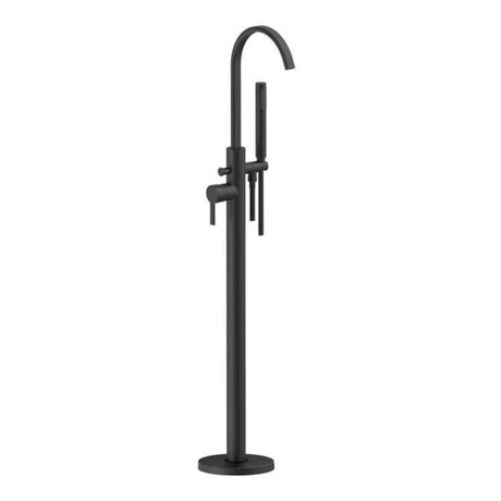 Aquarius Bathrooms Freestanding Bath Filler Matt Black Aquarius Evolution Floorstanding Bath Shower Mixer Tap