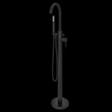 Aquarius Curve Floorstanding Bath Shower Mixer Black AQ791002