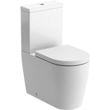 Aquarius Bathrooms Close Coupled Toilet Aquarius Emma Rimless ProFlush Short Projection Fully Shrouded Close Coupled Toilet with Soft Close Seat