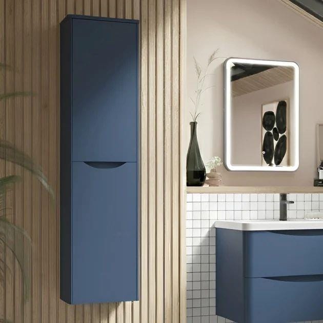 Aquarius Bathrooms Storage Unit Blue Aquarius Seren 400mm Wall Hung Storage Unit