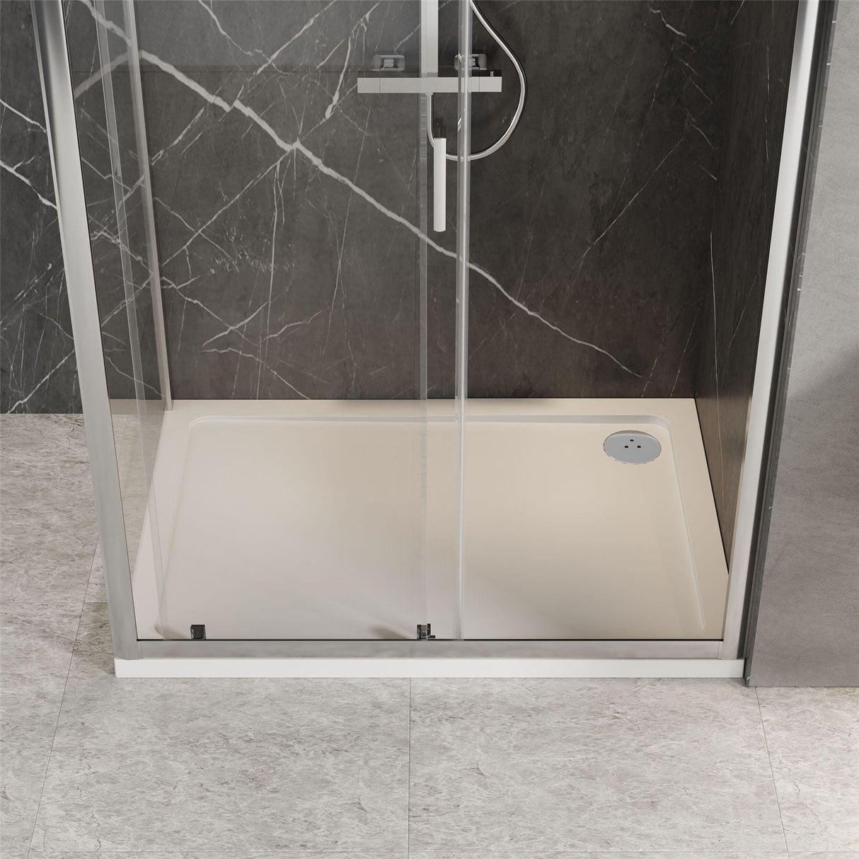 Aquarius Urbano 6mm Sliding Shower Door 1850mm