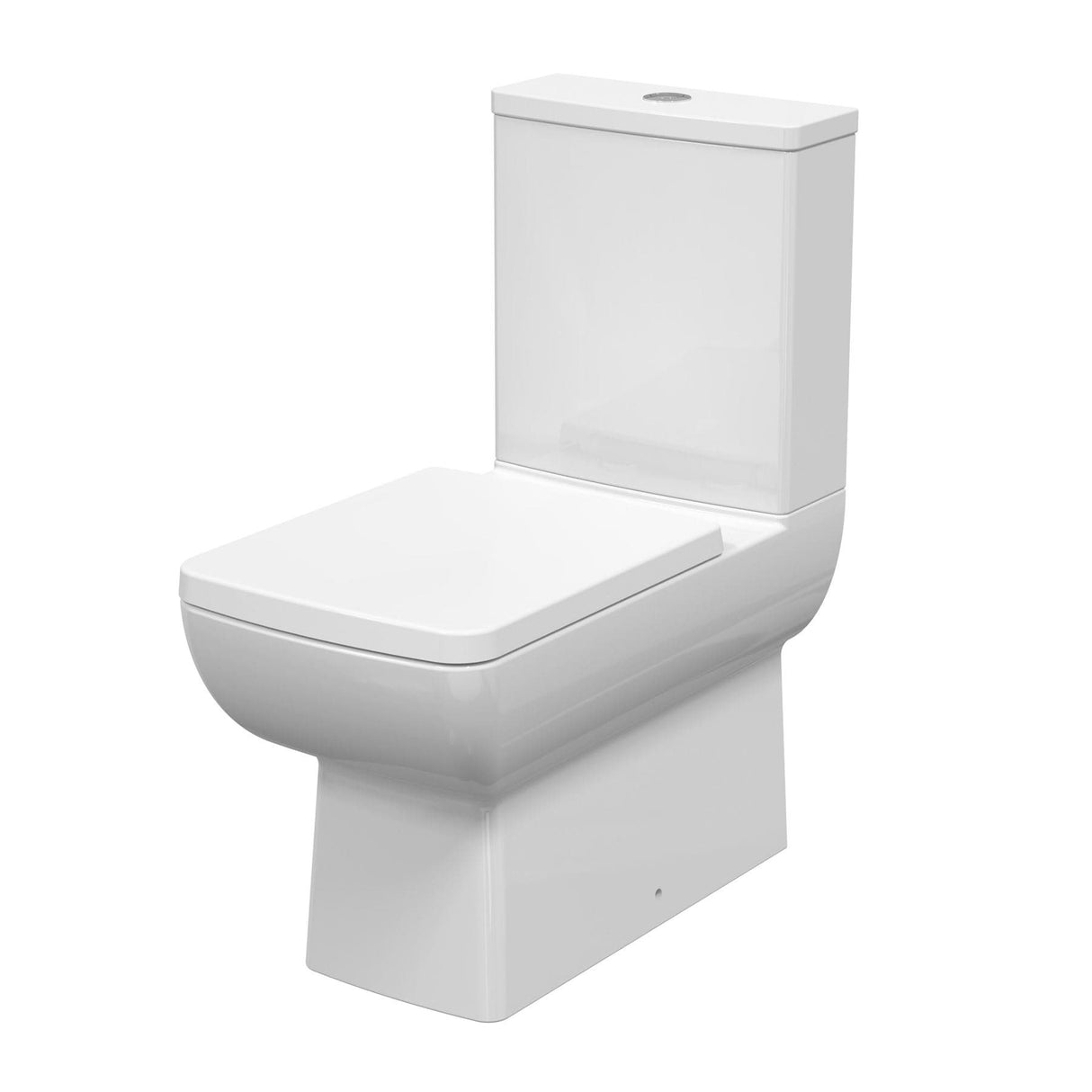 Aquarius Bathrooms Close Coupled Toilet Aquarius Paragon Rimless Close Coupled Square Flush to Wall Toilet with Soft Close Seat