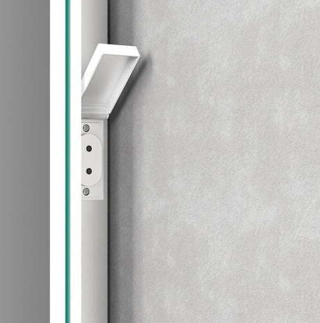 Aquarius Bathrooms Illuminated Mirror Aquarius Muse 600 x 800mm Rectangle Front-Lit LED Mirror AQMU0074