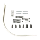 Aquarius Bathrooms Riser Kit Quadrant upto 900mm Aquarius Urbano Riser Leg Kit for 45mm White Stone Resin Trays