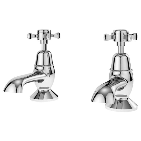 Aquarius Bathrooms Pillar Bath Tap Aquarius Medway Bath Pillar Taps (Pair) in Chrome