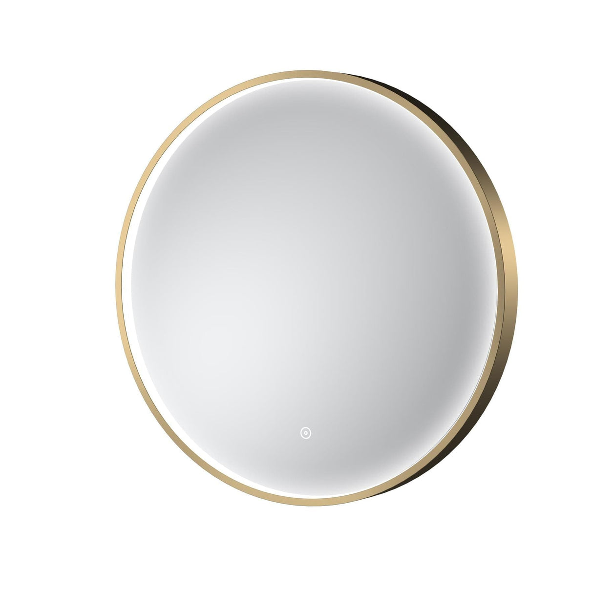Aquarius Bathrooms Illuminated Mirror Aquarius Lumine Inset Framed LED Touch Sensor Round Mirror