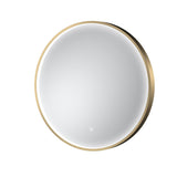 Aquarius Bathrooms Illuminated Mirror Aquarius Lumine Inset Framed LED Touch Sensor Round Mirror