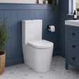 Aquarius Bathrooms Close Coupled Toilet Aquarius Emma Rimless ProFlush Short Projection Fully Shrouded Close Coupled Toilet with Soft Close Seat
