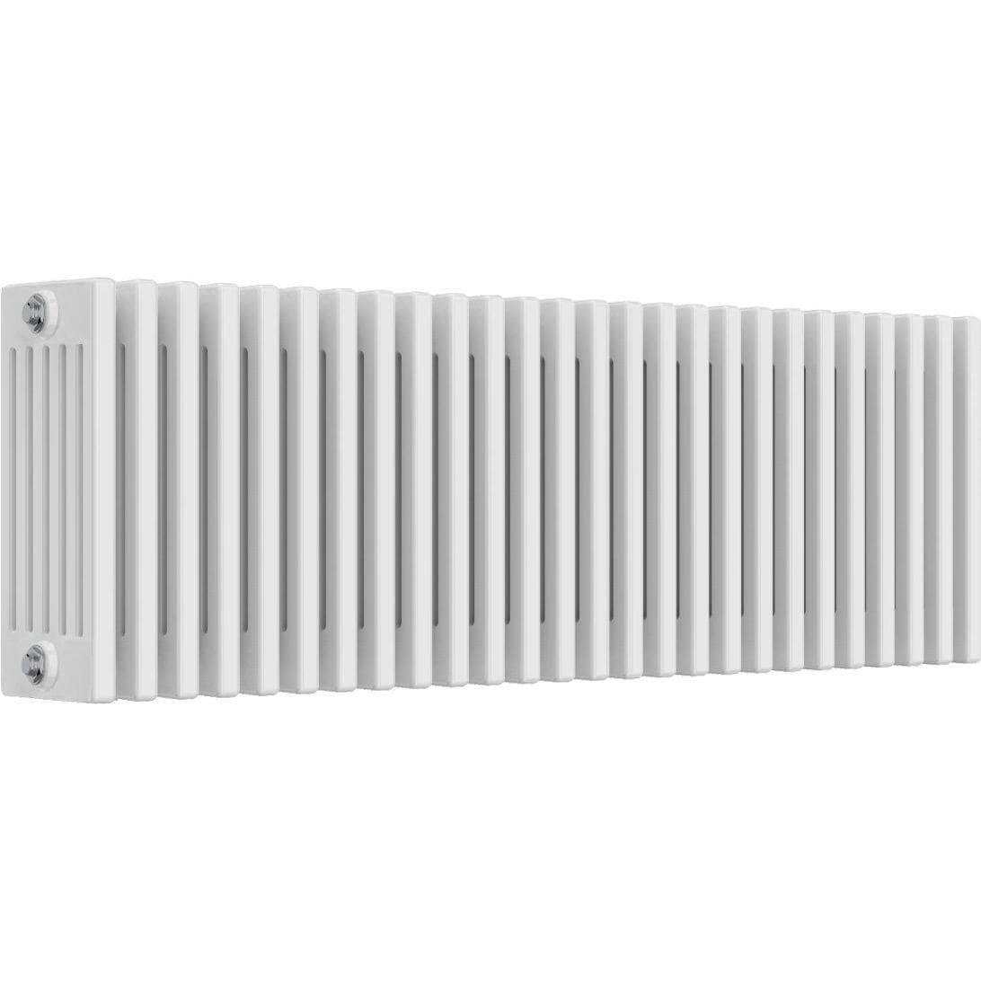 Aquarius Bathrooms Column Radiator 400mm x 1190mm Aquarius Foundry Horizontal 6 Column Radiator in White