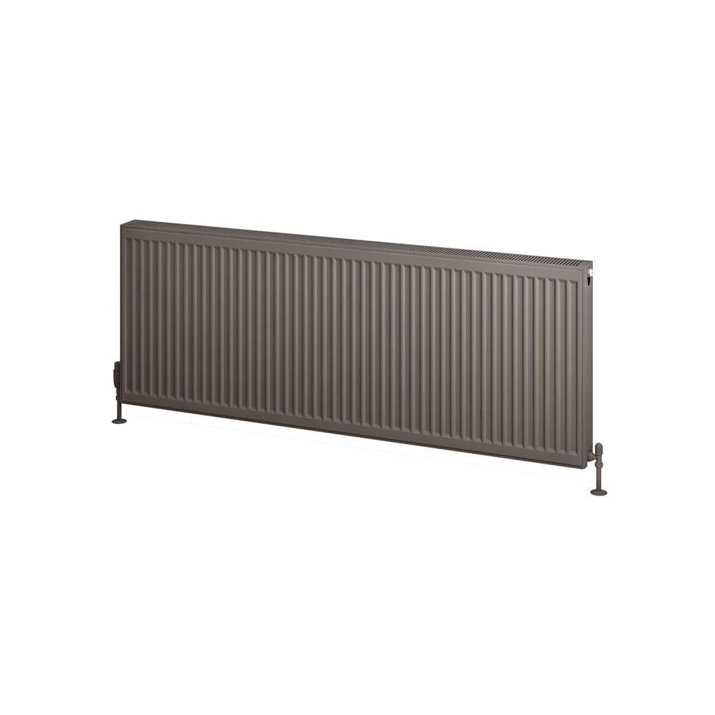 Aquarius Bathrooms Bathroom Heating Aquarius Type 22 Compact Panel Radiator in Matt Anthracite