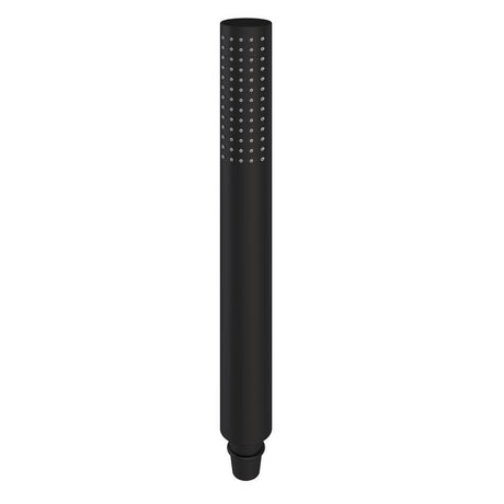 Aquarius Bathrooms Shower Handset Aquarius Modern Round Shower Hand Set Matt Black AQ601017
