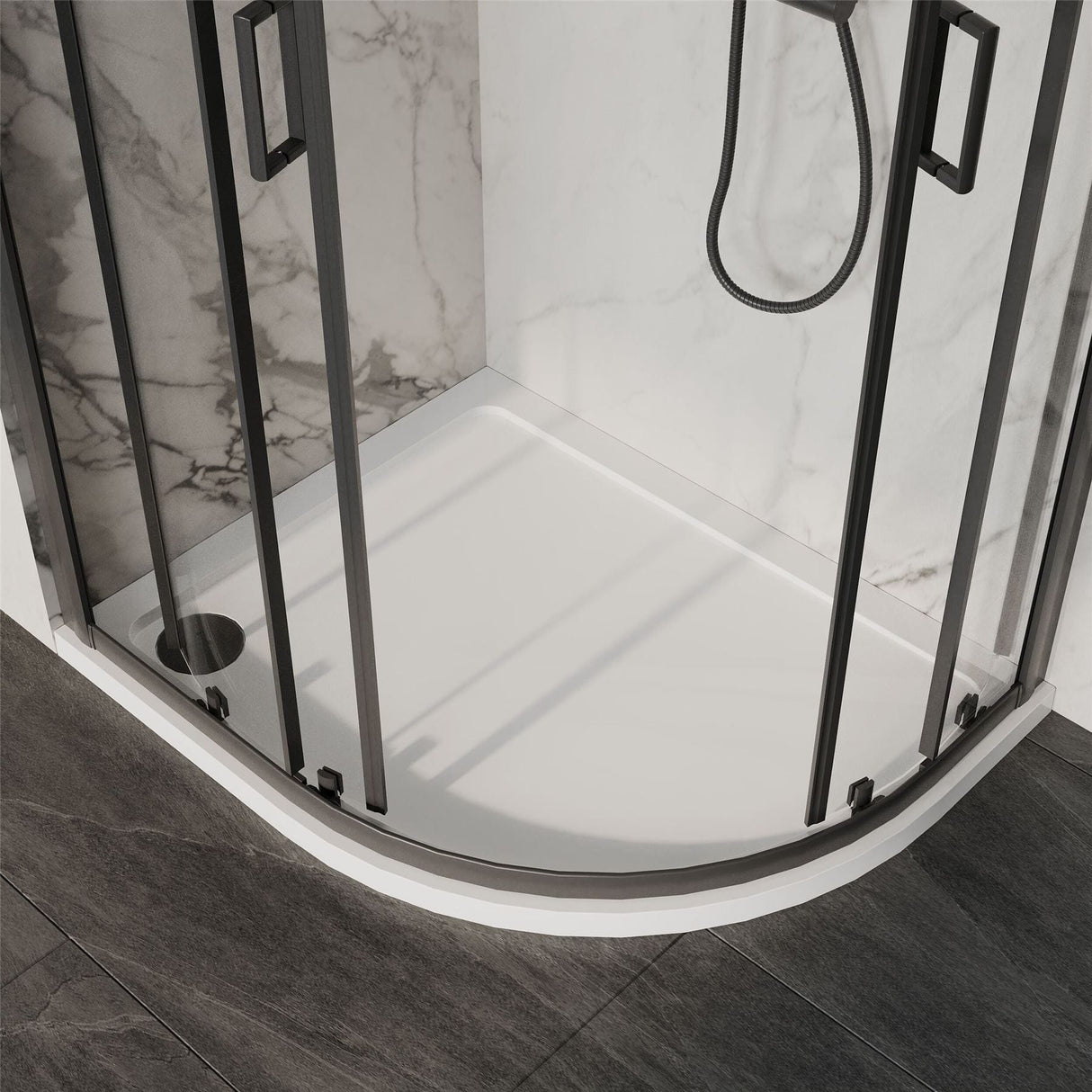 Aquarius Urbano 6mm Quadrant Shower Enclosure 1850mm