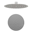 Aquarius Bathrooms Fixed Shower Head Chrome Aquarius Modern Round Over Head Shower Head