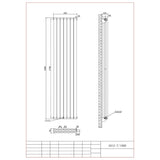 Aquarius Bathrooms Column Radiator Aquarius Athens Double Vertical Column Radiator