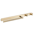 Aquarius Bathrooms Accessory Set Aquarius Auro Towel Ring and Double Hook Brushed Brass AQAU52441