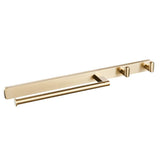 Aquarius Bathrooms Accessory Set Aquarius Auro Towel Ring and Double Hook Brushed Brass AQAU52441