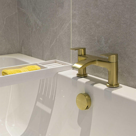 Aquarius Arc Bath Filler Mixer Tap