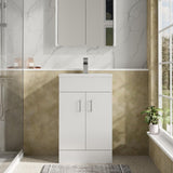 Aquarius Floor Standing Vanity Unit 500mm Aquarius Adelaide Floor Standing Vanity Unit with 1 Tap Hole Ceramic Basin