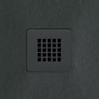 Aquarius Bathrooms Charcoal Grey Aquarius Honiston Colour Matched Shower Waste Grid