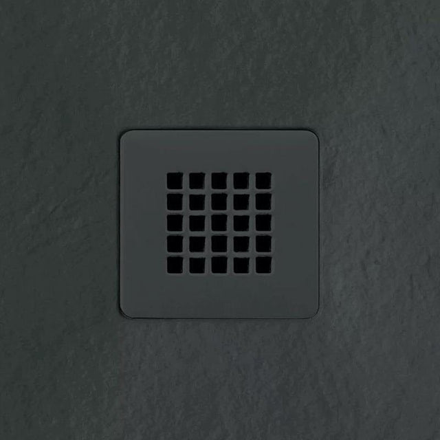 Aquarius Bathrooms Charcoal Grey Aquarius Honiston Colour Matched Shower Waste Grid