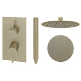 Aquarius Bathrooms Concealed Shower Set Aquarius Modern Round Concealed Shower Valve Set with Shower Head and Handset