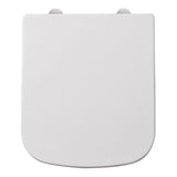 Aquarius Sequoia Close Coupled Short Projection Open Back Rimless Toilet with Wrapover Soft Close Seat