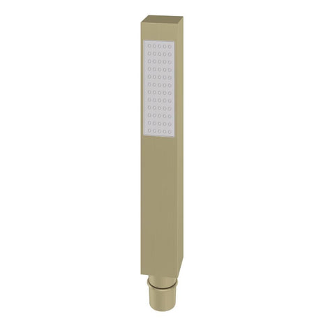 Aquarius Bathrooms Shower Handset Aquarius Modern Square Shower Hand Set Brushed Brass AQ601044