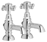 Aquarius Bathrooms Pillar Basin Tap Chrome Aquarius Chic Basin Pillar Taps (Pair)