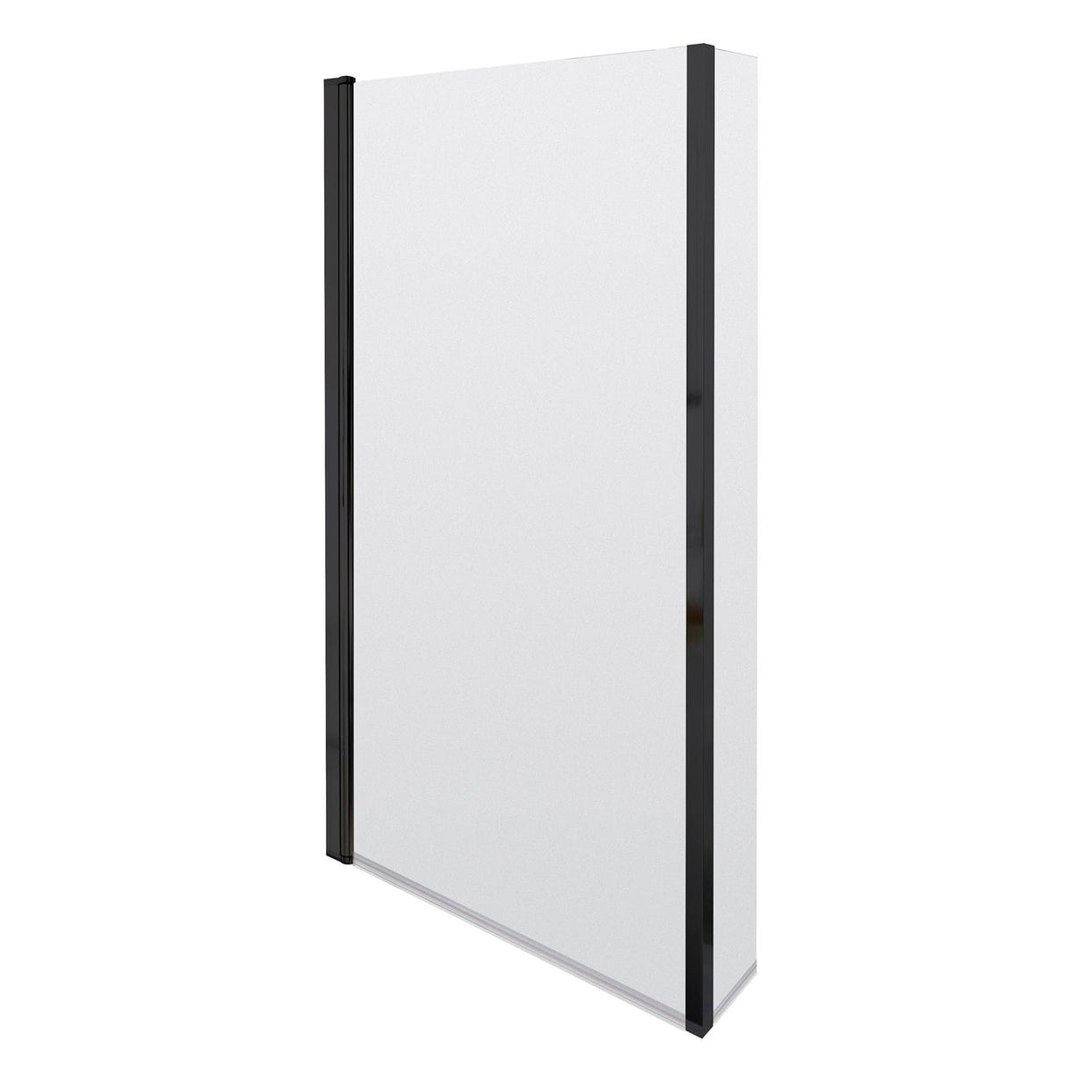 Aquarius Bathrooms Bath Screen Aquarius LevAqua L-Shaped 6mm Hinged Bath Screen with Fixed Return