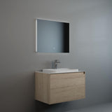 Aquarius KF-Series One Drawer 800mm Vanity Unit with Countertop