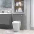 Aquarius Bathrooms Back to Wall Toilet Aquarius Laura Rimless Back to Wall Short Projection WC with Soft Close Seat