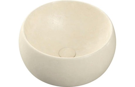 Aquarius Bathrooms Countertop Basin Aquarius V-Series 6 Luxury 0TH Vessel Wash Bowl 400mm Stone Effect AQVS0076