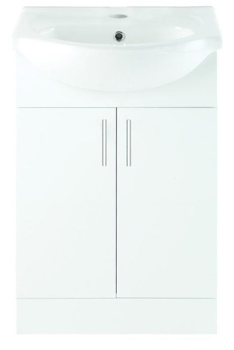 Aquarius Bathroom Suite Aquarius View 550mm Vanity Unit and Close Coupled WC Toilet Set AQVW2560