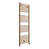 Aquarius Bathrooms Ladder Rail 1600 x 500mm Aquarius Zanelli Heated Towel Rail in Brushed Bronze