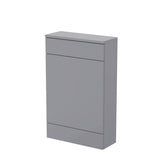 Aquarius WC Back To Wall Unit Satin Grey Aquarius Hoban 500mm Compact Back to Wall WC Toilet Unit