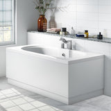 Aquarius Halite Waterproof Front Bath Panel White Gloss 1600mm