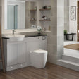 Aquarius Bathrooms Back to Wall Toilet Aquarius Emma Back to Wall Toilet Bundle with Pan, Cistern and Flush Button