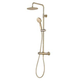 Aquarius Bathrooms Exposed Shower Set Aquarius Exposed Thermostatic Bar Shower Overhead and Handheld Shower