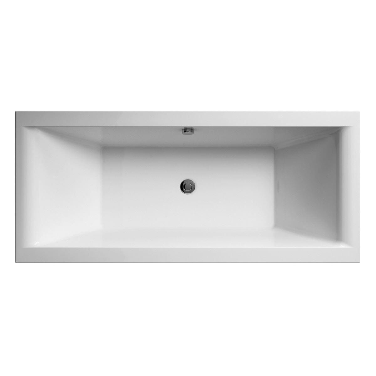 Aquarius Bathrooms Double Ended Bath Aquarius Leven Square Double Ended Bath With Legs Set