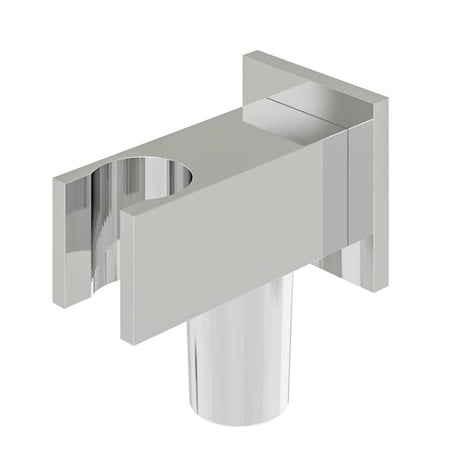 Aquarius Bathrooms Square Elbow Aquarius Modern Square Wall Elbow & Shower Handset Holder Chrome AQ601032