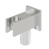 Aquarius Bathrooms Square Elbow Aquarius Modern Square Wall Elbow & Shower Handset Holder Chrome AQ601032