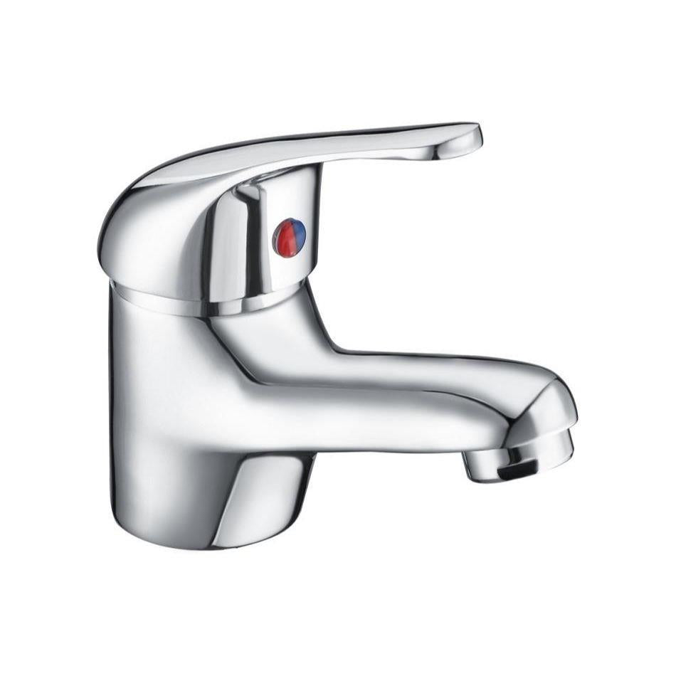 Aquarius QualEco Basin Mixer Tap with Waste in Chrome
