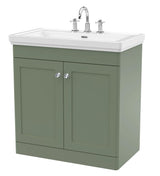 Aquarius Bathrooms Floor Standing Vanity Unit Aquarius Leighton 800mm Floor Standing Two Door Vanity Unit with Basin
