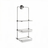 Aquarius Bathrooms Basket Aquarius Blenheim Traditional Shower Tidy in Chrome