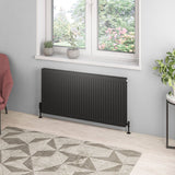Aquarius Type 21 Compact Panel Radiator In Matt Black