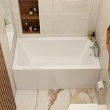 Aquarius Bathrooms Single Ended Bath 1500 x 700mm Aquarius Aaron Single Ended Reinforced Bath