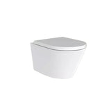 Aquarius Bathrooms Wall Hung Toilet Aquarius KF-Series Rimless Wall Hung Pan and Soft Close Seat